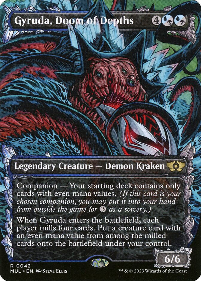 Gyruda, Doom of Depths (MUL) (42) / Borderless / Showcase
