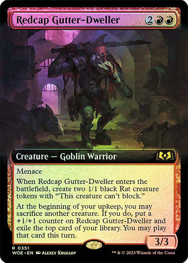 Redcap Gutter-Dweller (woe) / Extended Art Foil