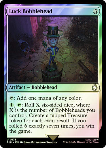 Luck Bobblehead (pip) (135) / Foil