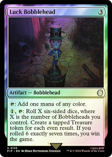 Luck Bobblehead (pip) (135) / Foil