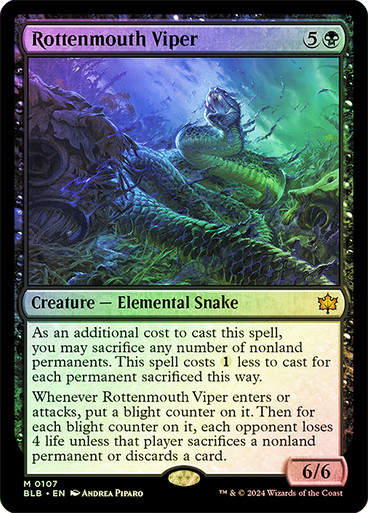 Rottenmouth Viper (blb) (107) / Foil