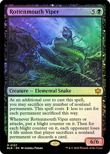 Rottenmouth Viper (blb) (107) / Foil