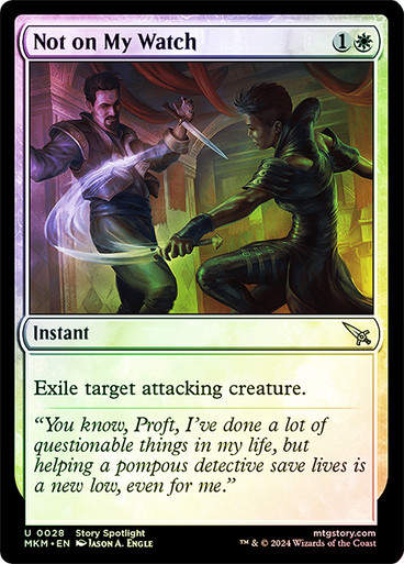 Not on My Watch (mkm) (28) / Foil