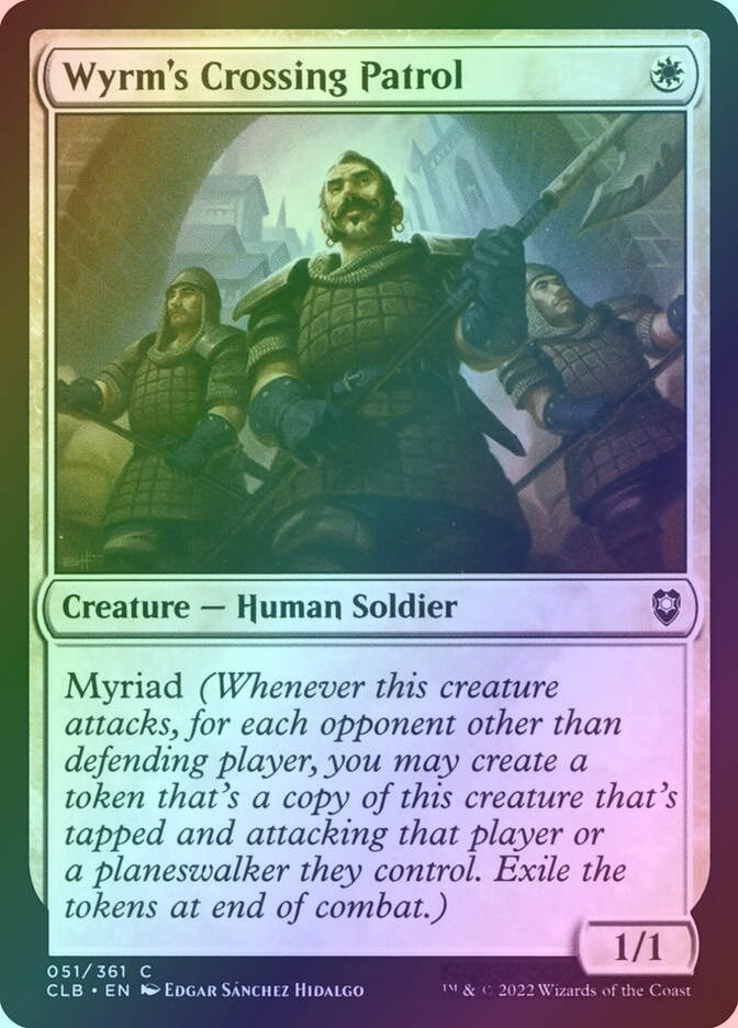 Wyrm's Crossing Patrol (CLB) (51) / Foil