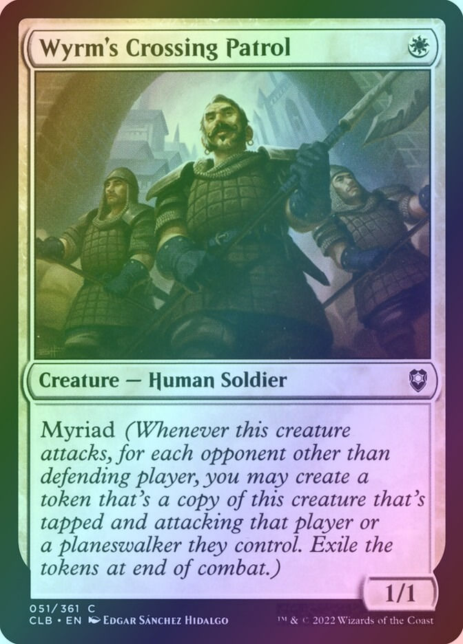 Wyrm's Crossing Patrol (CLB) (51) / Foil