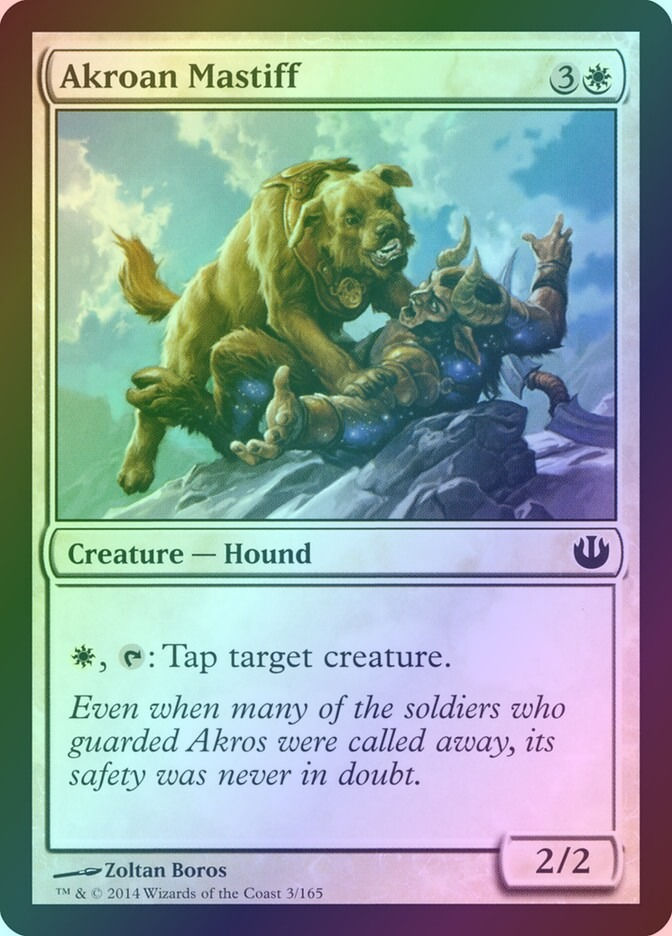Akroan Mastiff (JOU) (3) / Foil