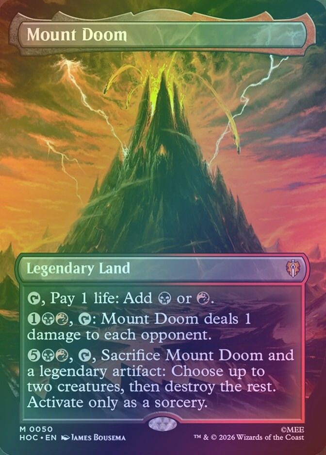 Mount Doom (HOC) (50) / Foil