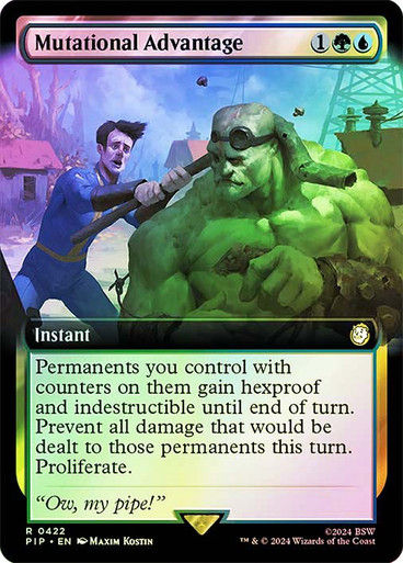 Mutational Advantage (pip) (422) / Extended Art Foil