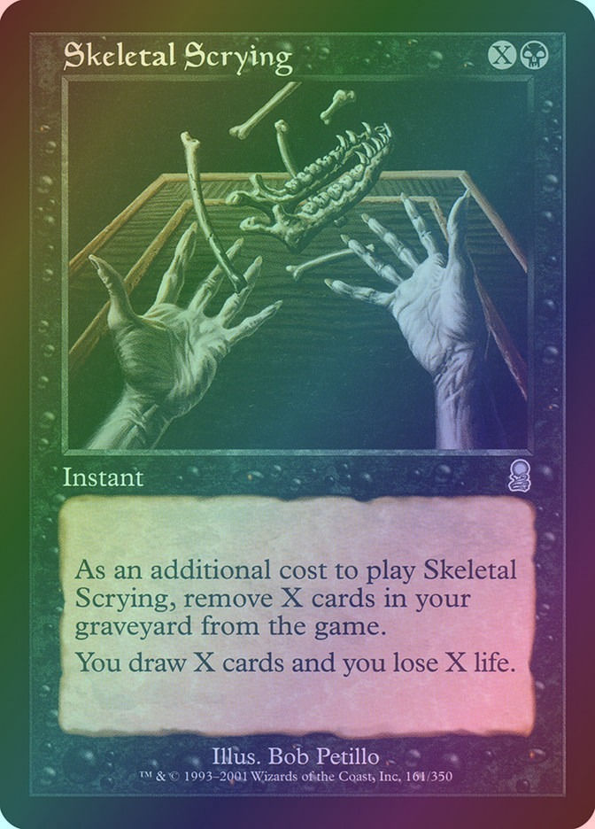 Skeletal Scrying (ODY) (161) / Foil