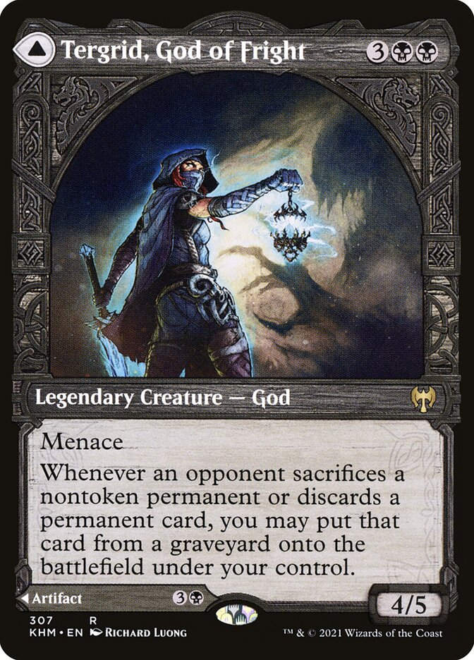 Tergrid, God of Fright // Tergrid's Lantern (KHM) (307) / Showcase