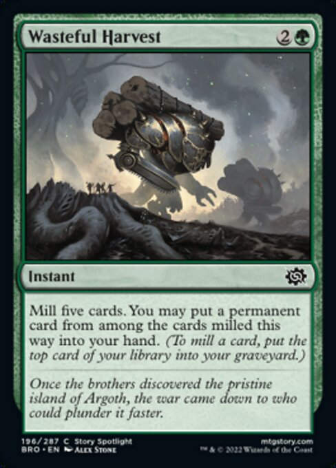 Wasteful Harvest (BRO)