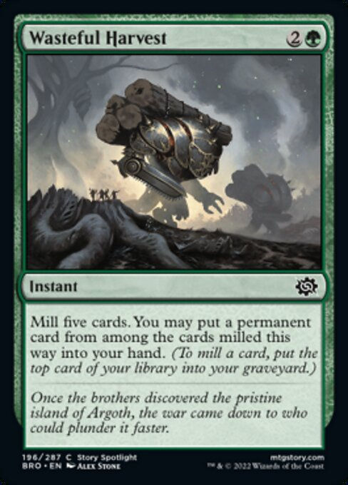 Wasteful Harvest (BRO)