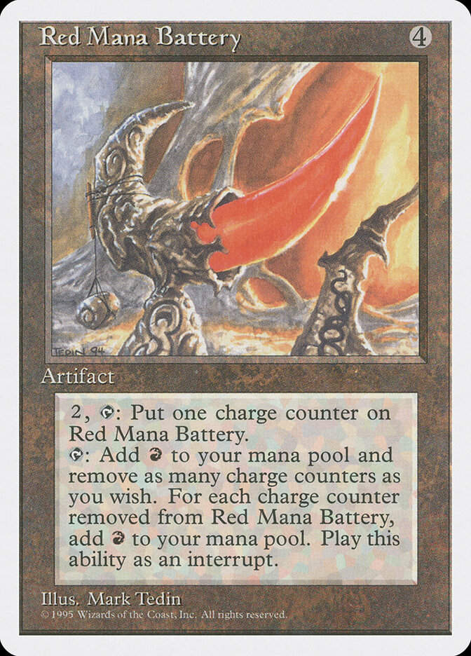 Red Mana Battery (4ED) (343)