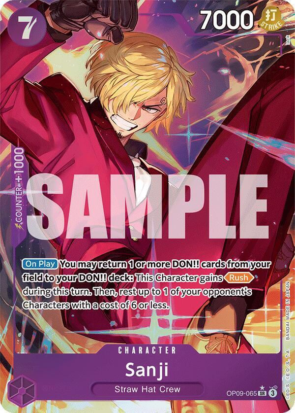 Sanji (065) (Parallel) (OP09-065) / Foil