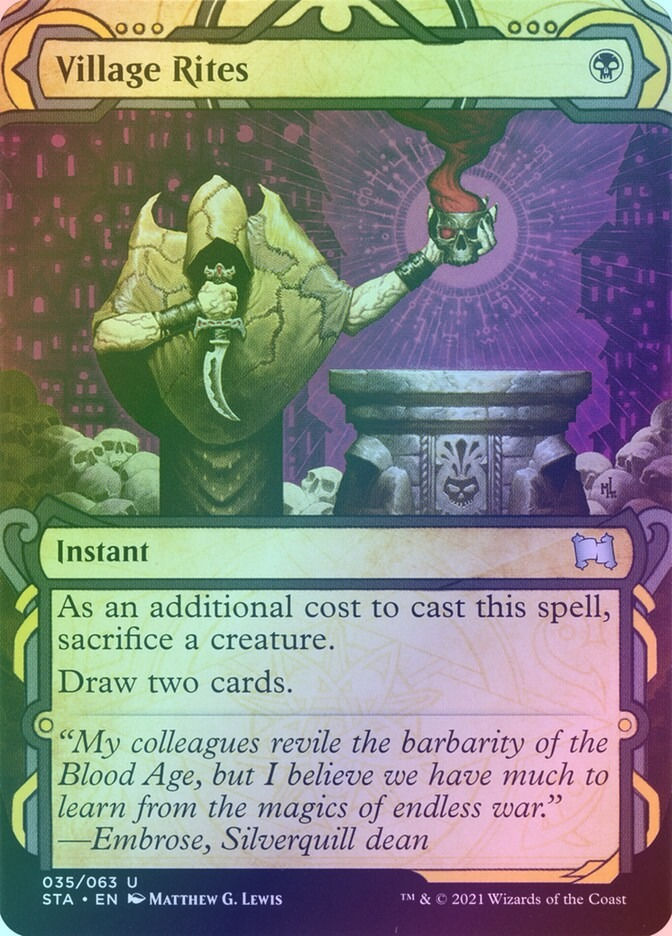 Village Rites (STA) (35) / Borderless / Showcase / Foil