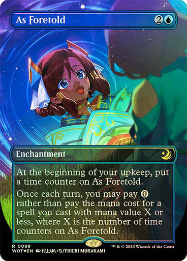 As Foretold (wot) / Anime Borderless Confetti Foil
