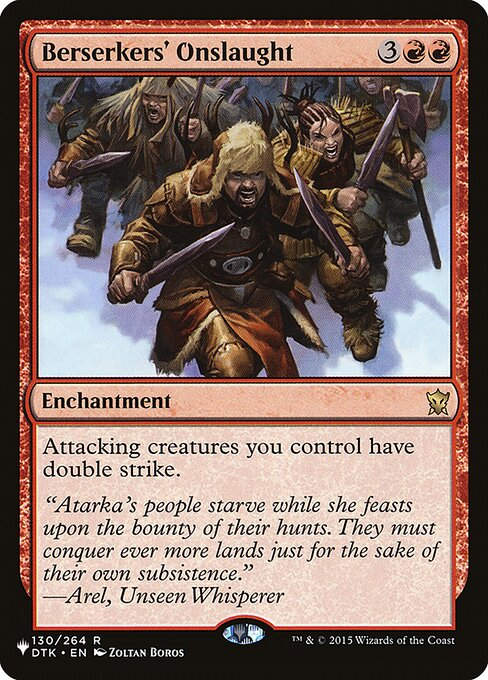 Berserkers' Onslaught (PLST) (DTK-130)