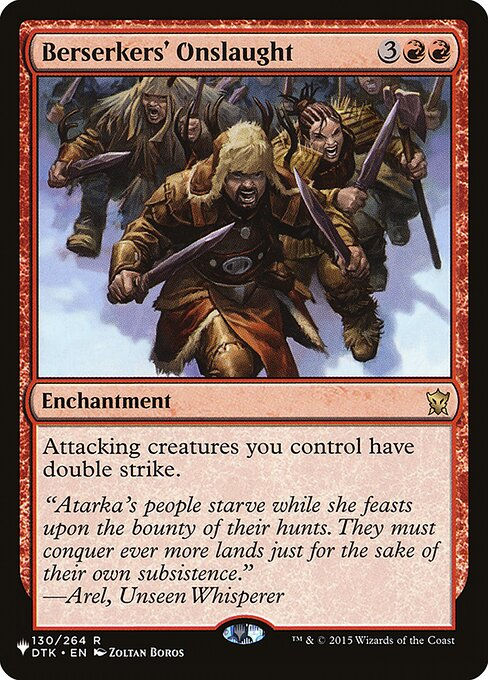 Berserkers' Onslaught (PLST) (DTK-130)