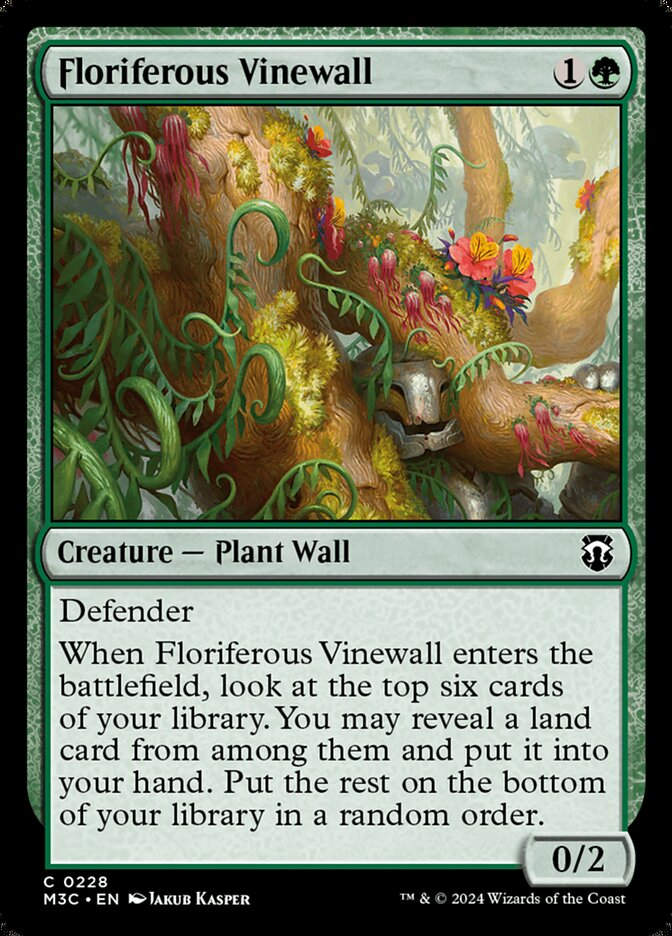 Floriferous Vinewall (m3c) (228)