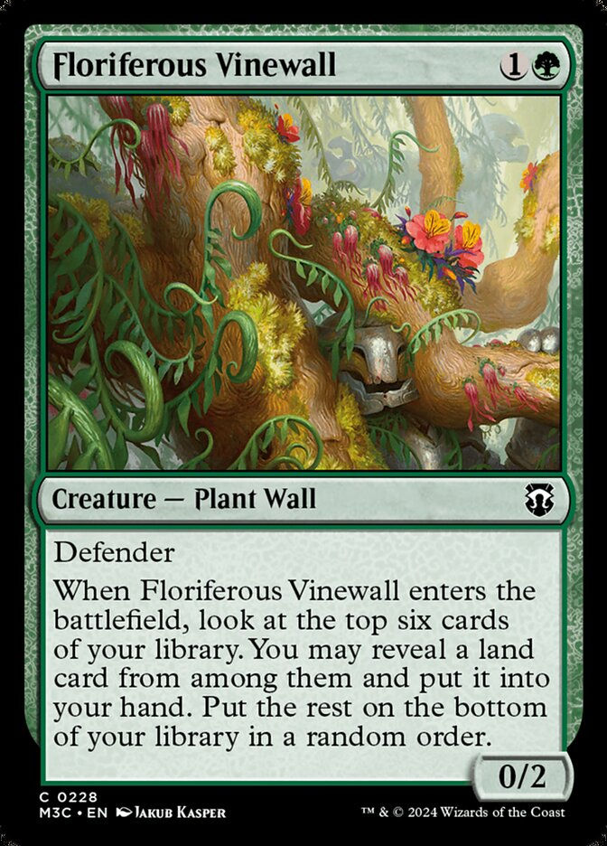 Floriferous Vinewall (m3c) (228)