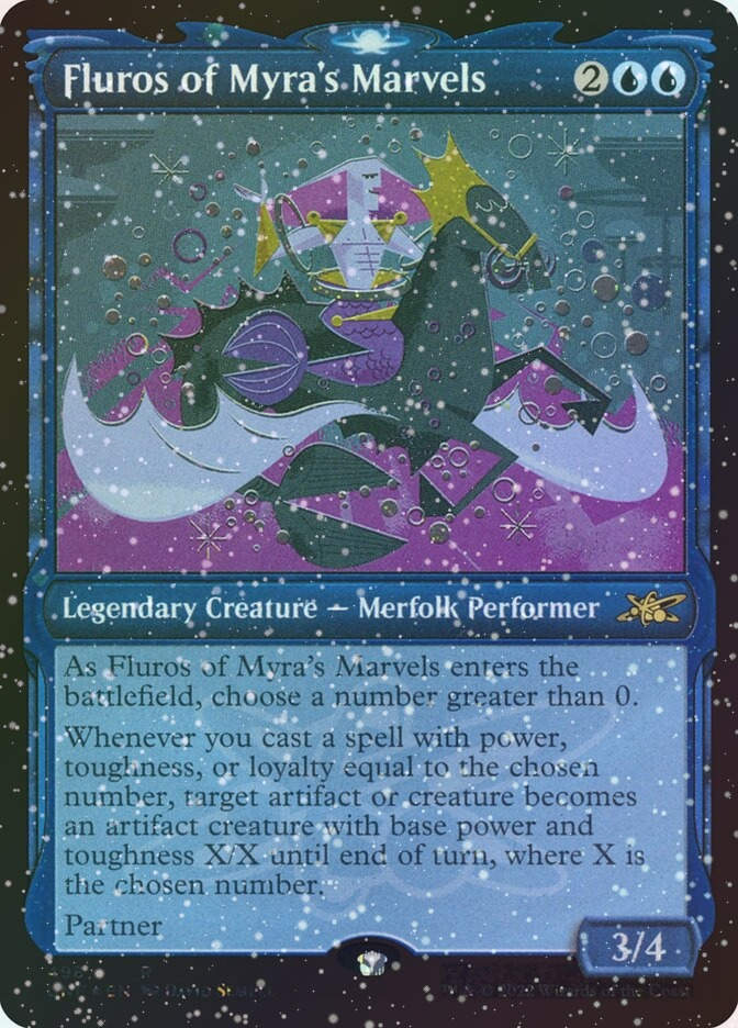 Fluros of Myra's Marvels (UNF) (498) / Showcase / Galaxy Foil