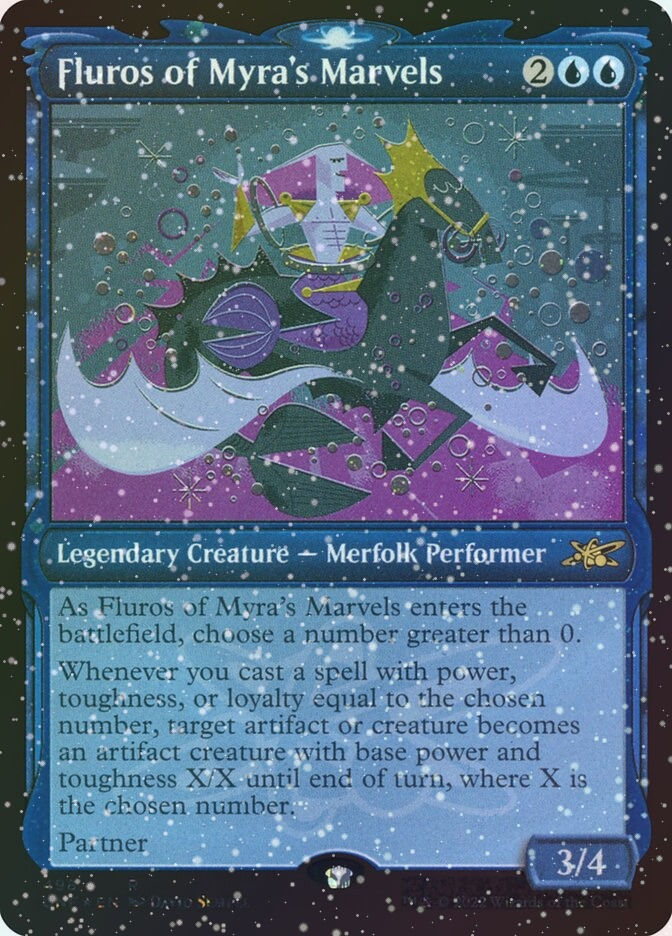 Fluros of Myra's Marvels (UNF) (498) / Showcase / Galaxy Foil