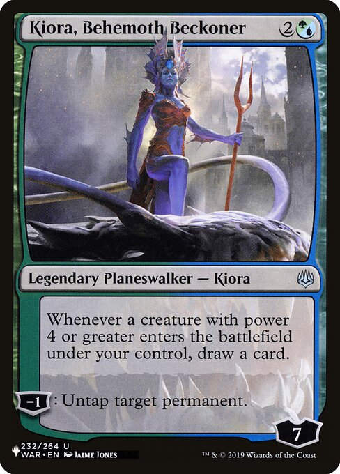 Kiora, Behemoth Beckoner (PLST) (WAR-232)