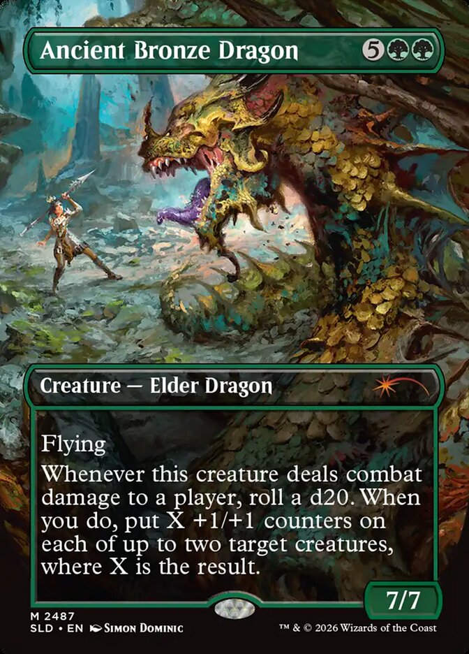 Ancient Bronze Dragon (SLD) (2487) / Borderless