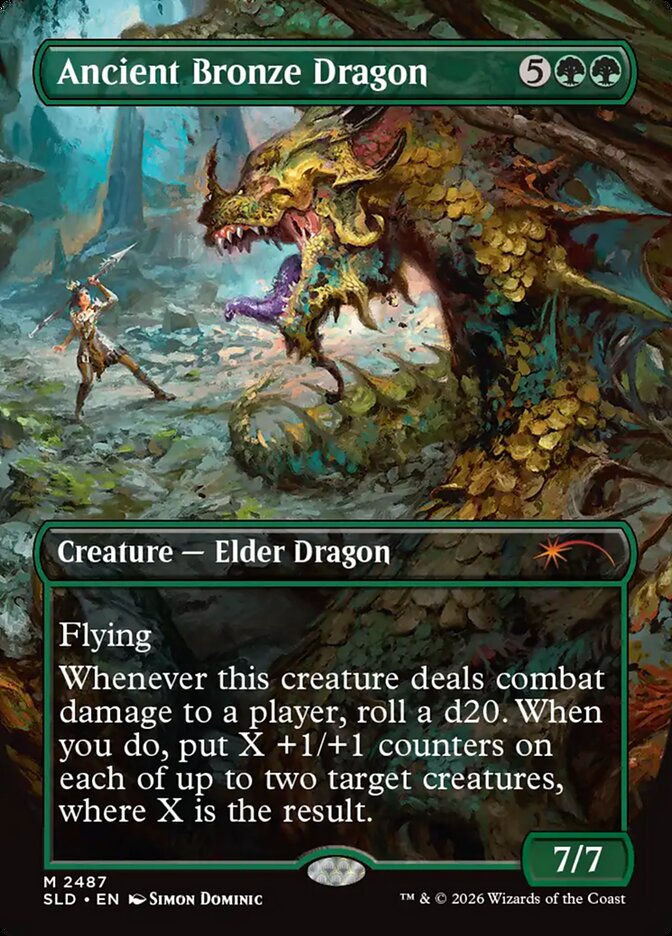 Ancient Bronze Dragon (SLD) (2487) / Borderless