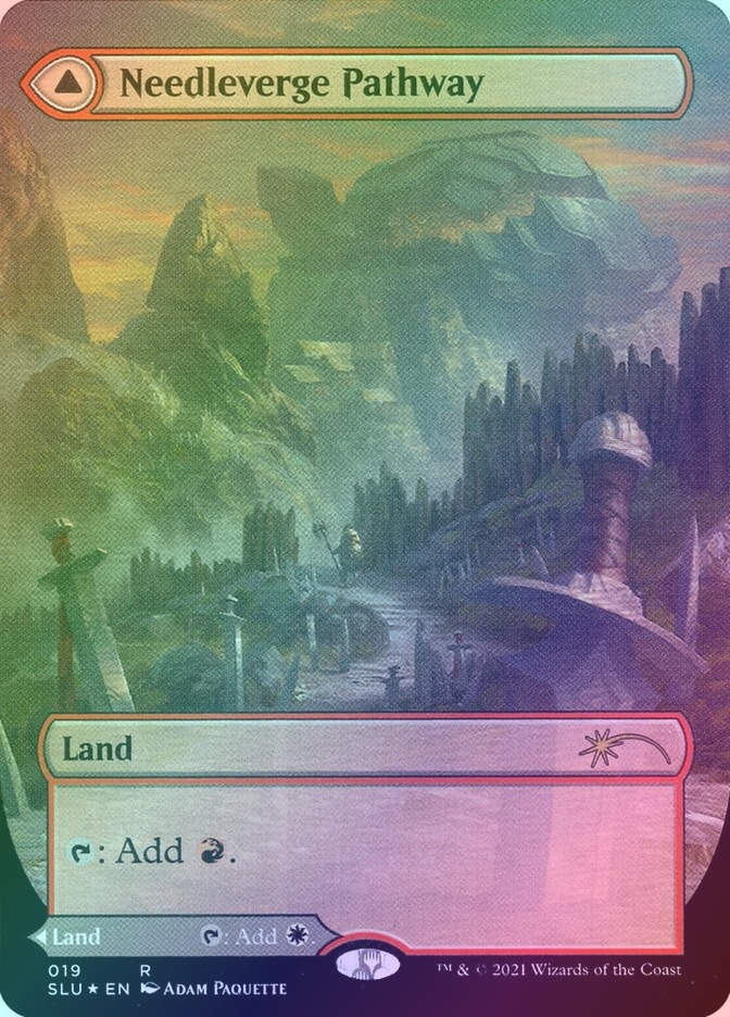 Needleverge Pathway // Pillarverge Pathway (SLU) (19) / Borderless / Foil