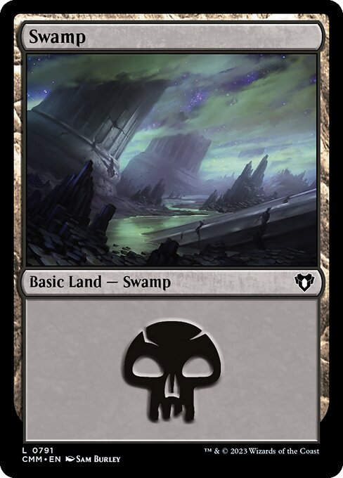 Swamp (cmm) (cmm_791) (Commander Deck)