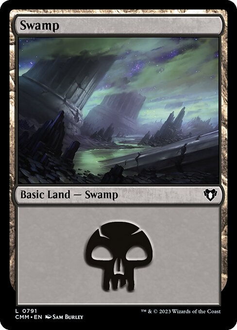 Swamp (cmm) (cmm_791) (Commander Deck)