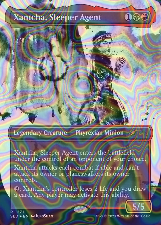 Xantcha, Sleeper Agent (SLD) (1271) / Borderless / Showcase / Halo Foil
