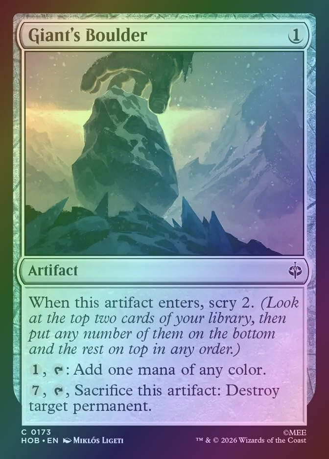 Giant's Boulder (HOB) (173) / Foil
