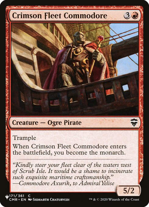 Crimson Fleet Commodore (PLST) (CMR-171)