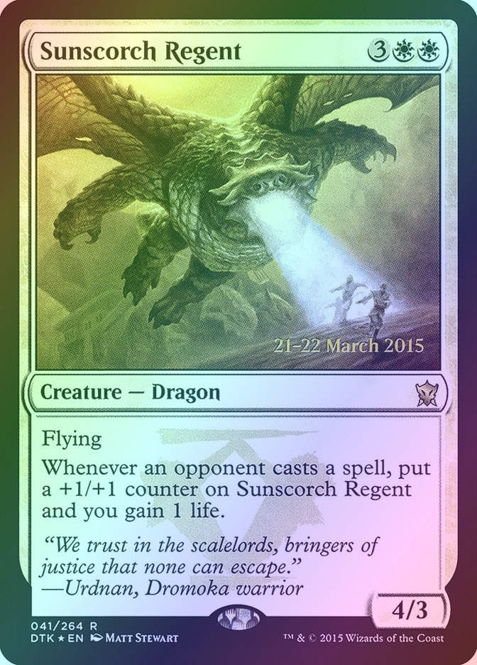 Sunscorch Regent (PDTK) (41s) / Foil