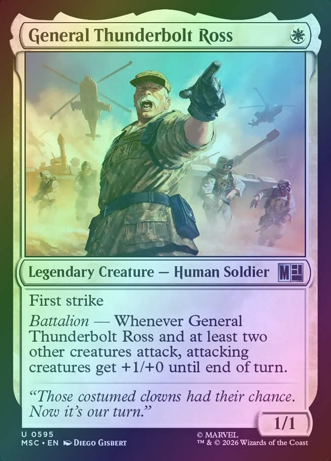 General Thunderbolt Ross (MSC) (595) / Foil
