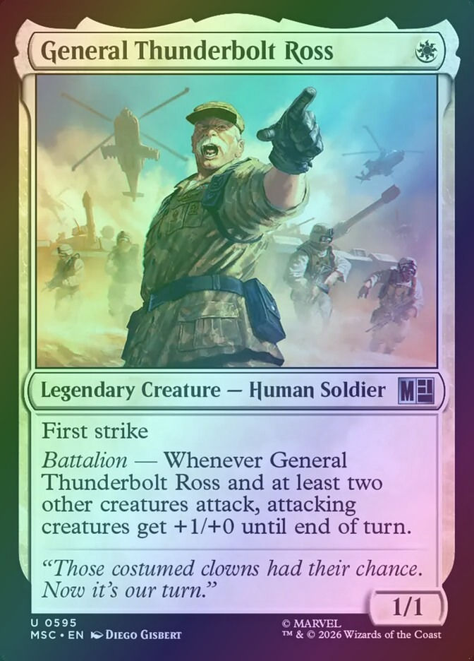 General Thunderbolt Ross (MSC) (595) / Foil