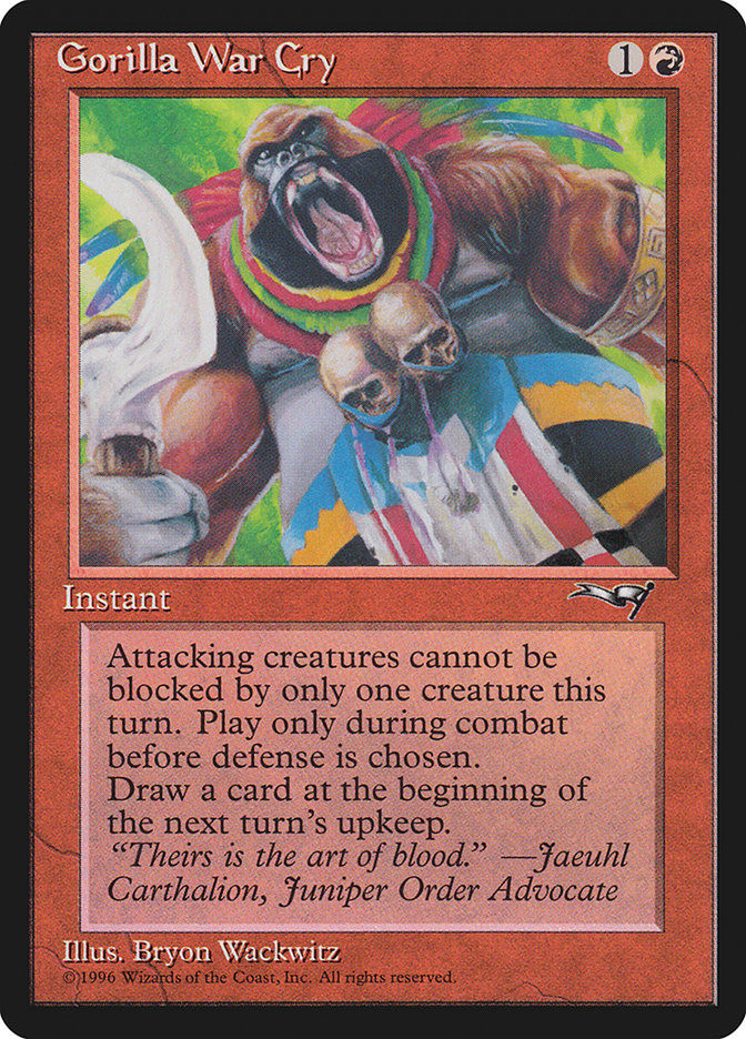 Gorilla War Cry (ALL) (73b)