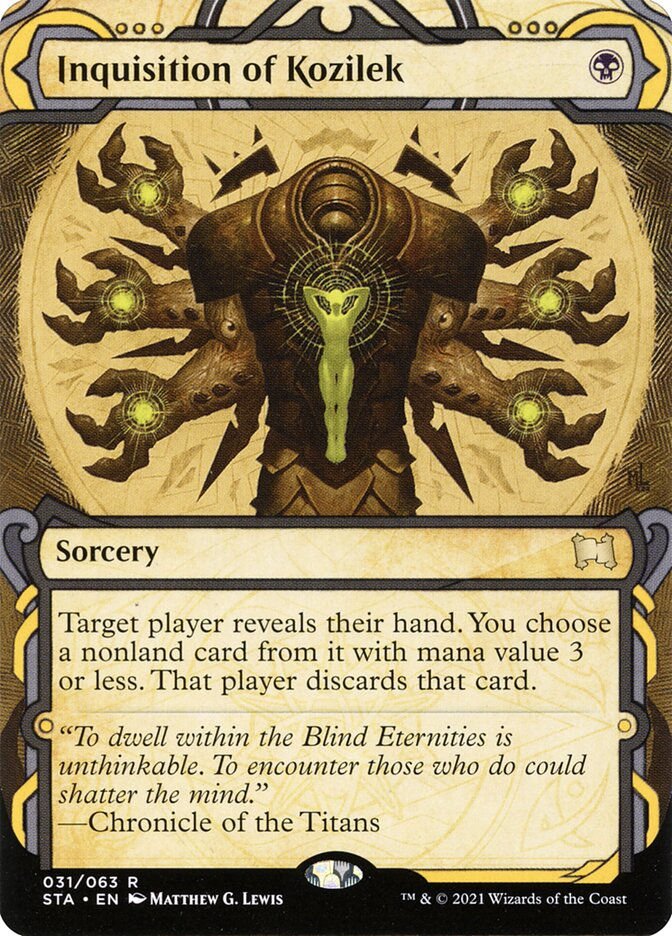 Inquisition of Kozilek (STA) (31) / Borderless / Showcase