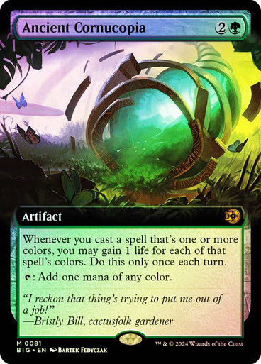 Ancient Cornucopia (BIG) (81) / Extended Art / Foil