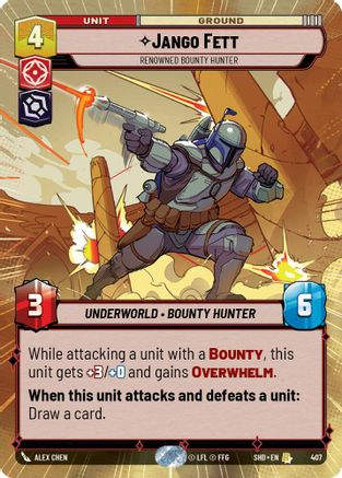 Jango Fett - Renowned Bounty Hunter (Hyperspace) (SHD_#407) / Foil