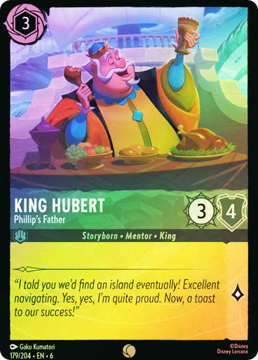 King Hubert - Phillip's Father (LOR_AZU) / Foil