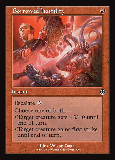 Borrowed Hostility (INR) (396) / Retro Frame