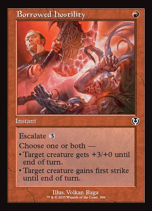 Borrowed Hostility (INR) (396) / Retro Frame