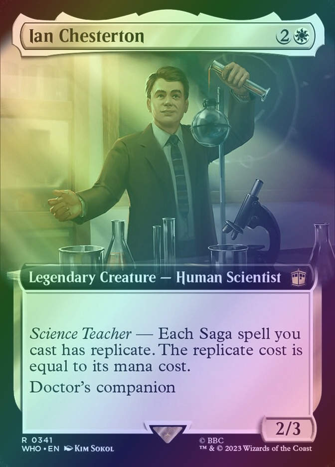 Ian Chesterton (WHO) (341) / Extended Art / Foil