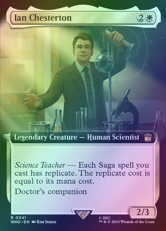Ian Chesterton (WHO) (341) / Extended Art / Foil