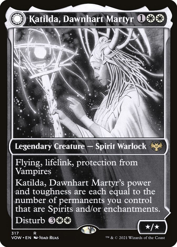 Katilda, Dawnhart Martyr // Katilda's Rising Dawn (VOW) (317) / Showcase — cara 1 de 2
