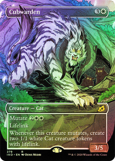Cubwarden (IKO) (279) / Borderless / Showcase / Foil