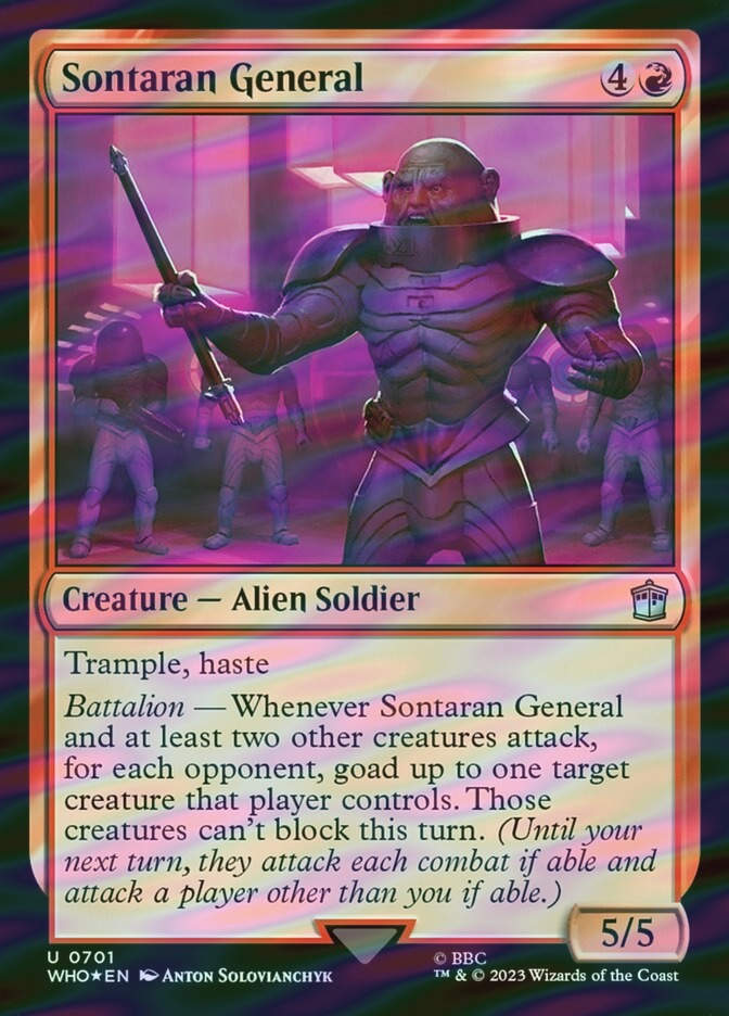 Sontaran General (WHO) (701) / Surge Foil